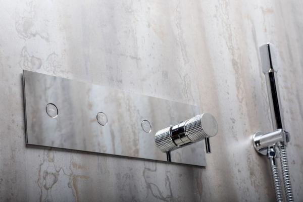 Душевая система скрытого монтажа Boheme FUSION 130-CR, трехпозиционная хром