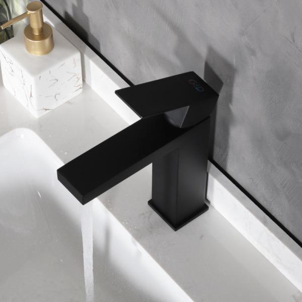 Смеситель Gid Anchel SS979-BM-K для раковины Черный матовый