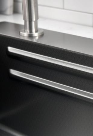Мойка кухонная Esbano CASCADE-2 750х450х220 оружейная сталь PVD покрытие