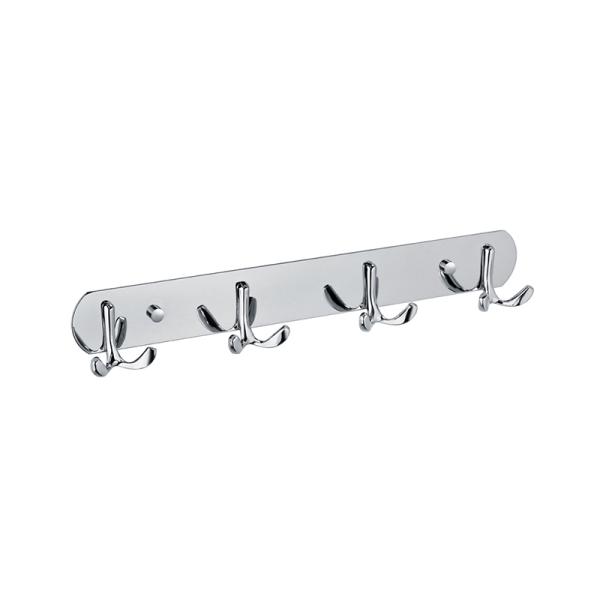 Планка с четырьмя крючками FIXSEN EQUIPMENT FX-2114, хром