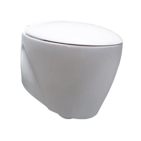 Унитаз BeWash Helenen подвесной безободковый с сиденьем микролифт белый глянец 69303201