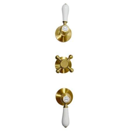 Встроенный Смеситель Magliezza BIANCO 50668-br на 2 режима бронза