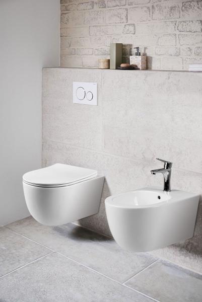 Биде подвесное Vincea VB1-34S, цвет белый