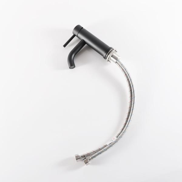 Смеситель Gid Inga SS096-BM-K для раковины Черный матовый