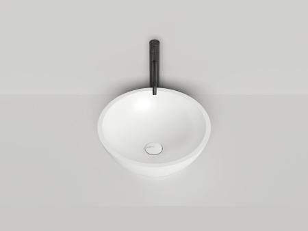 Раковина Salini GLORIA 03 S-Stone покраска RAL матовая 42x42 1102203MF накладная