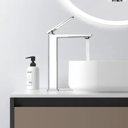 Смеситель для раковины BOCH MANN, CHIKA XL BM8590 высокий, хром