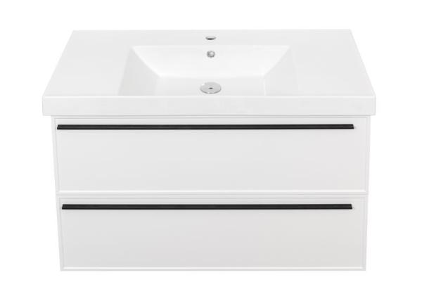 Тумба под раковину LA FENICE Elba Bianco TWIN белый 100 FNC-01-ELB-B-100-2 белый матовый