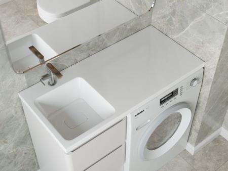 Раковина над стиральной машиной Madera Kamilla 100, левая