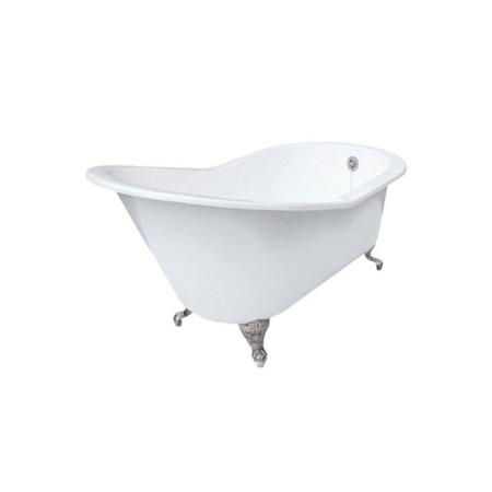 Ванна Magliezza Beatrice-CR 153х77 см чугунная ножки хром