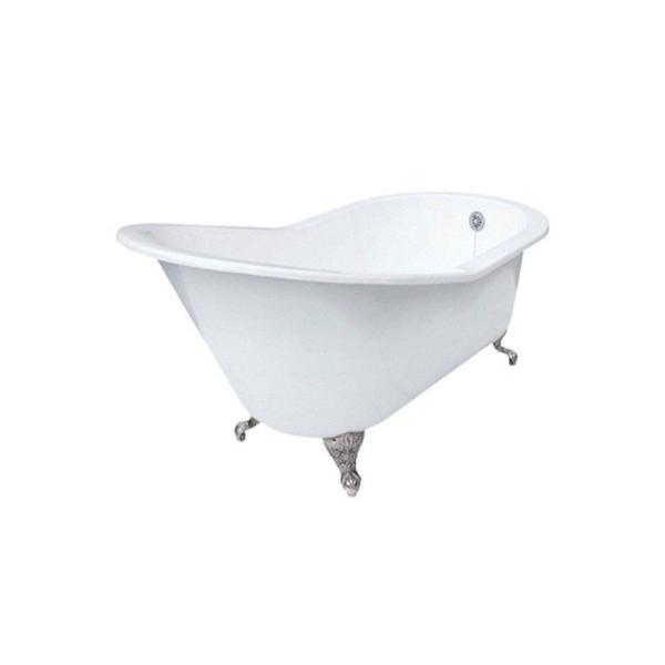 Ванна Magliezza Beatrice-CR 153х77 см чугунная ножки хром