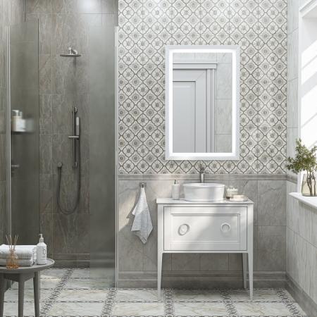 Зеркало Kerama Marazzi PLAZA CLASSIC ПЛАЗА КЛАССИК PL.C.mi.65\WHT 65, белое матовое