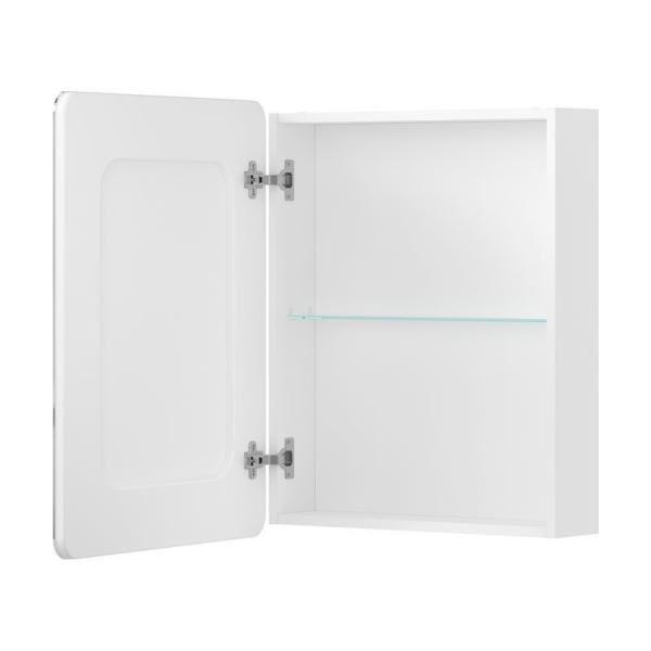 Шкаф зеркальный Volna 60 белый глянец