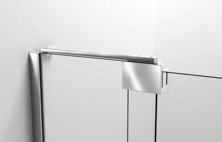 Душевая дверь Vincea Extra VDP-1E1011CLGM, 1000/1100, вороненая сталь, стекло прозрачное