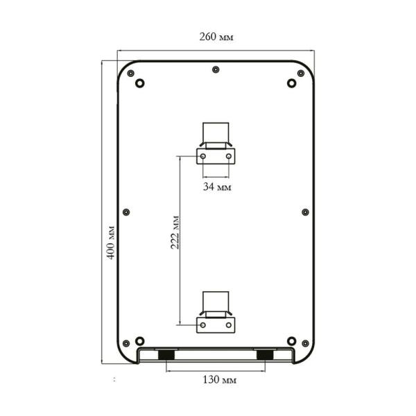 Электрический проточный водонагреватель PRIMOCLIMA AQUA 10.0 кВт/380В, белый