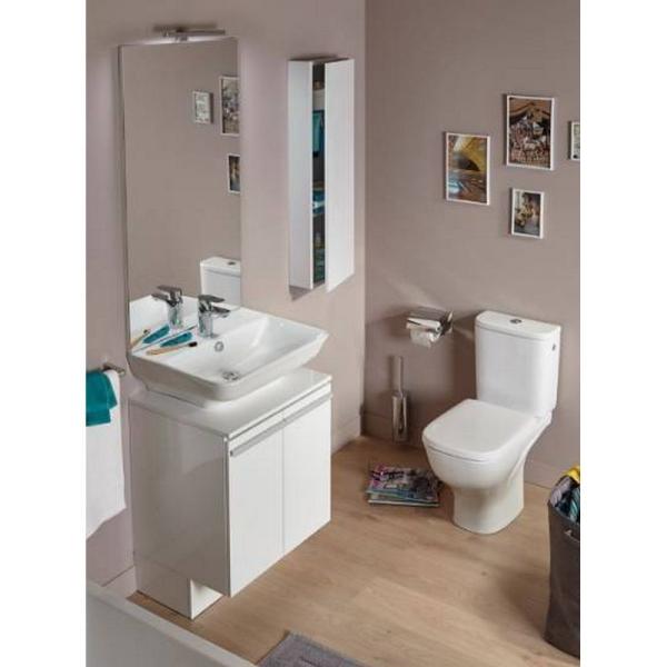 Унитаз Jacob Delafon STRUKTURA UJX102-00 безободковый напольный /64х34/(белый)