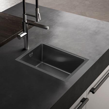 Мойка Melana ProfLine D5138H 51x38 1,2/220 сатин врезная прямоугольная