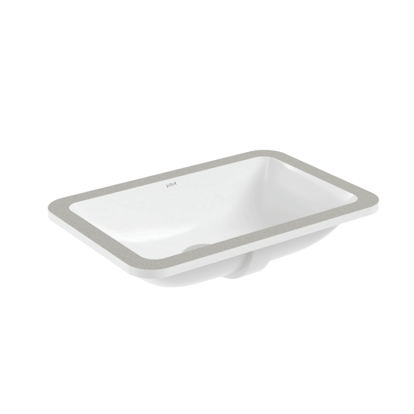 Раковина VitrA S20 7475B003-0618 55 x 37 см прямоугольная белая антибактериальное покрытие Hygiene встраиваемая