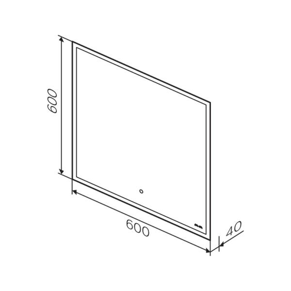 Зеркало AM.PM Spirit 2.0 M71AMOX0601SA