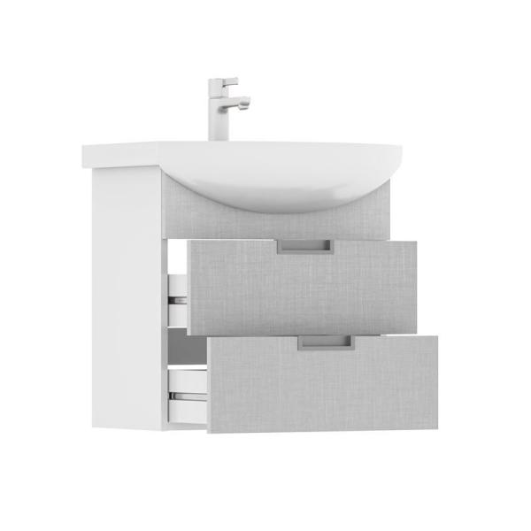 Тумба для ванной Volna Vario Sf 70.2Y Софт/белый подвесная (Балтика) раковина отдельно