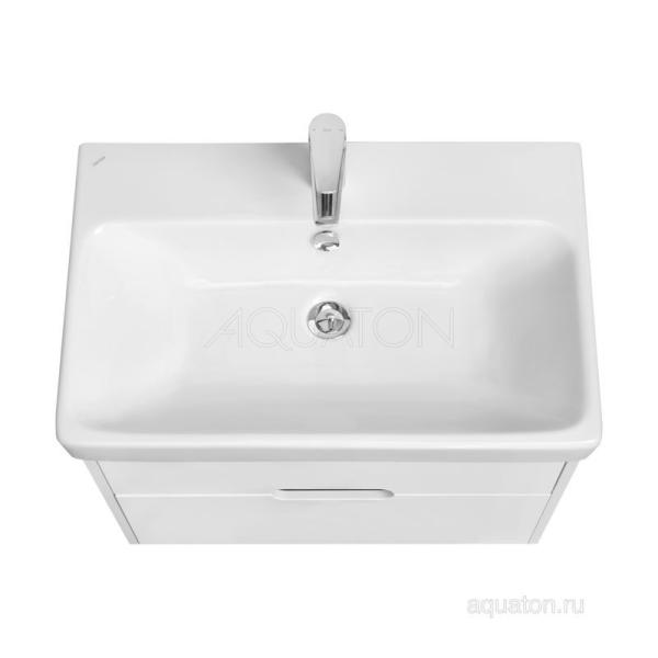 Тумба под раковину AQUATON Оливия 70 белый матовый 1A254301OL010