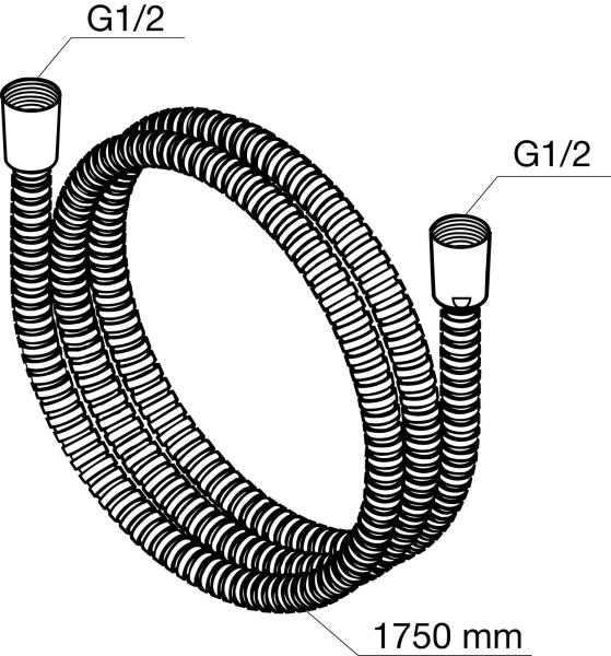 Шланг для душа AM.PM F0400264 хром