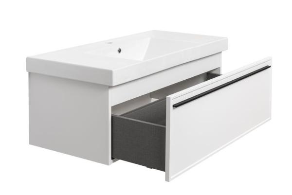 Тумба под раковину LA FENICE Elba Bianco белый 100 FNC-01-ELB-B-100 белый матовый