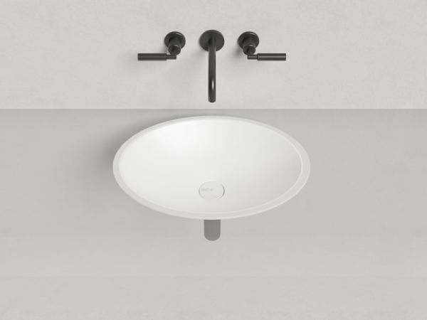 Раковина Salini MAREA 11 RAL S-Sense покраска RAL глянцевая 55x40 1802111GF встраиваемая