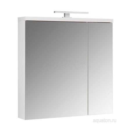 Зеркальный шкаф AQUATON Брук 80 белый 1A200602BC010