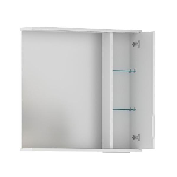 Зеркало-шкаф Volna Adel 70 правый белый глянец