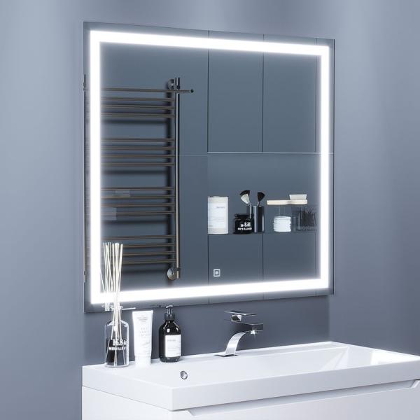 Зеркало для ванной Uperwood Tanos 90 x 80 см, с led-подстветкой и подогревом