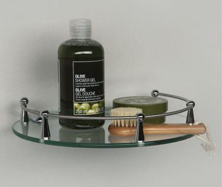Полка WasserKraft K-566 25 см хром