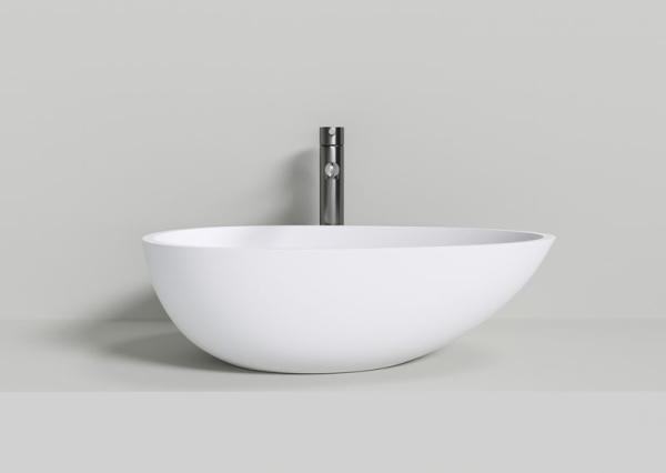 Раковина NT BAGNO NT404 NAPOLI 600x350 искусственный камень белый матовый