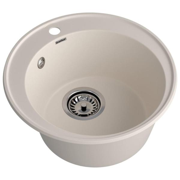 Кухонная мойка GranFest QUARZ 8, белый
