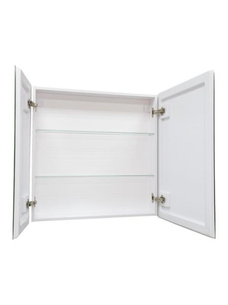 Зеркало-шкаф Континент Emotion LED 800х800 с подсветкой, 2 створки МВК030