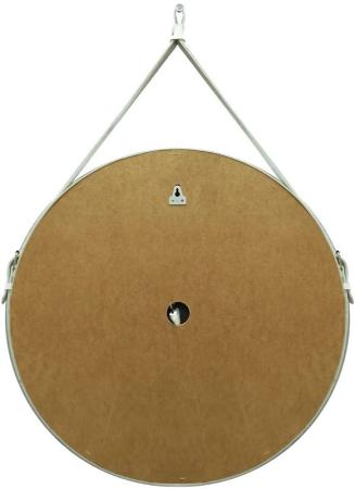 Зеркало Uperwood Round LED D 80 см, LED подсветка, сенсорный выключатель, белый ремень