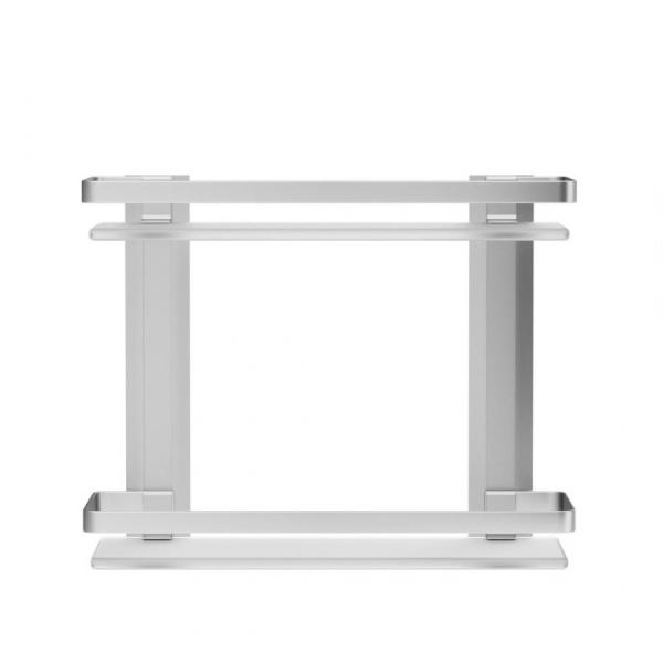 Стеклянная полка, двухуровневая AM.PM Sense L A7455200 серебристый 32 см