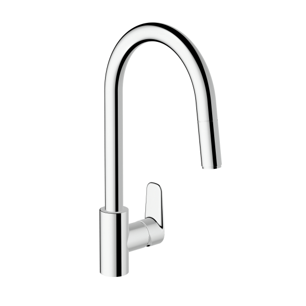 Смеситель VitrA Flow Soft  A43445EXP с поворотным изливом однорычажный хром латунь