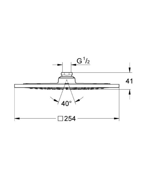 Grohe Rainshower F-Series 27271000 Верхний душ 10"