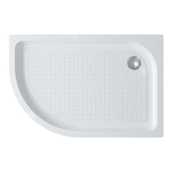 Поддон для душа BelBagno 120x80 асимметричный акрил TRAY-BB-RH-120/80-550-15-W-R