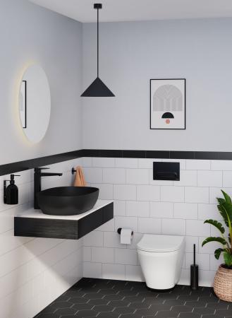 Смеситель VitrA Root Square  A4273336EXP однорычажный матовый черный латунь