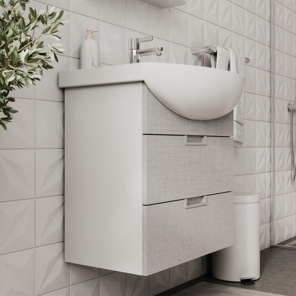 Тумба для ванной Volna Vario Sf 70.2Y Софт/белый подвесная (Балтика) раковина отдельно