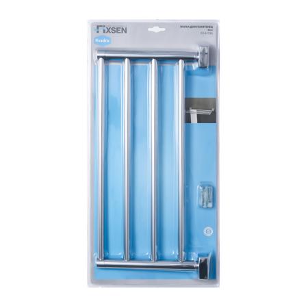 Полка для полотенец FIXSEN KVADRO FX-61316, хром