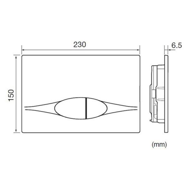 Панель смыва Jacob Delafon E29027-CP хром