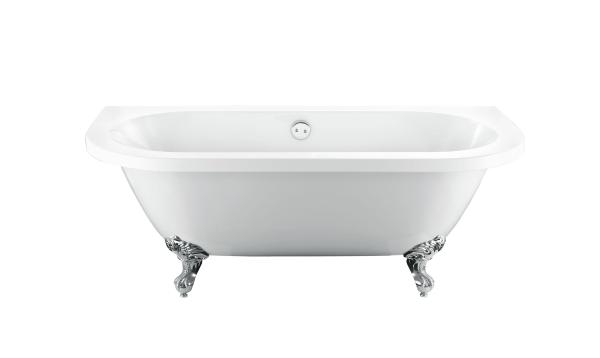 Ванна Magliezza ELENA CR 168×78 на ножках хром, акриловая