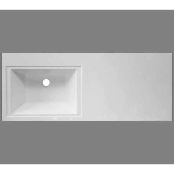 Умывальник Даллас/эстетика 1000*480, левый литьевой мрамор