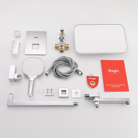 Душевая система RAGLO R30.27, встраиваемая, хром