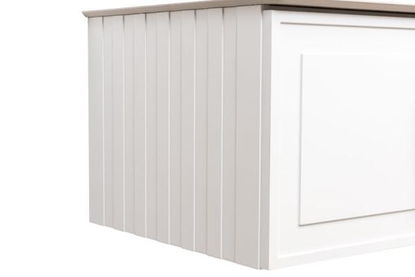 Тумба под раковину LA FENICE Cubo Bianco TWIN белый 90 FNC-01-CUB-B-90-2 белый матовый