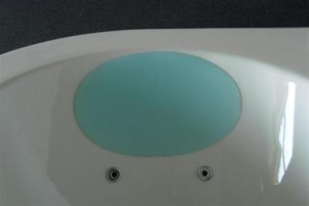 Подголовник Drop Цвет натур, бирюза (овал) Акватек