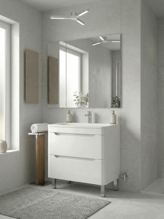 Напольная тумба Uperwood Ocean TOceanF80w2 80 см белая 2 ящика