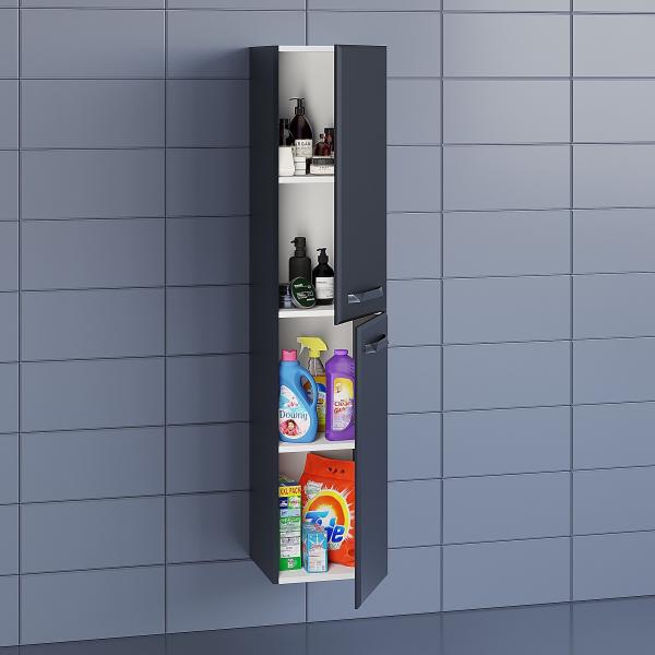 Пенал Uperwood Foster 36*30*160 см, подвесной, черный